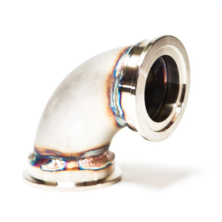 MVS 38mm Wastegate 90 Degree Elbow, 100% 304 Stainless